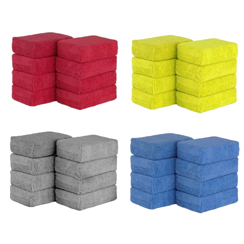 Wax Applicator Pad - 8 szt. Aplikatorów z mikrofibry do