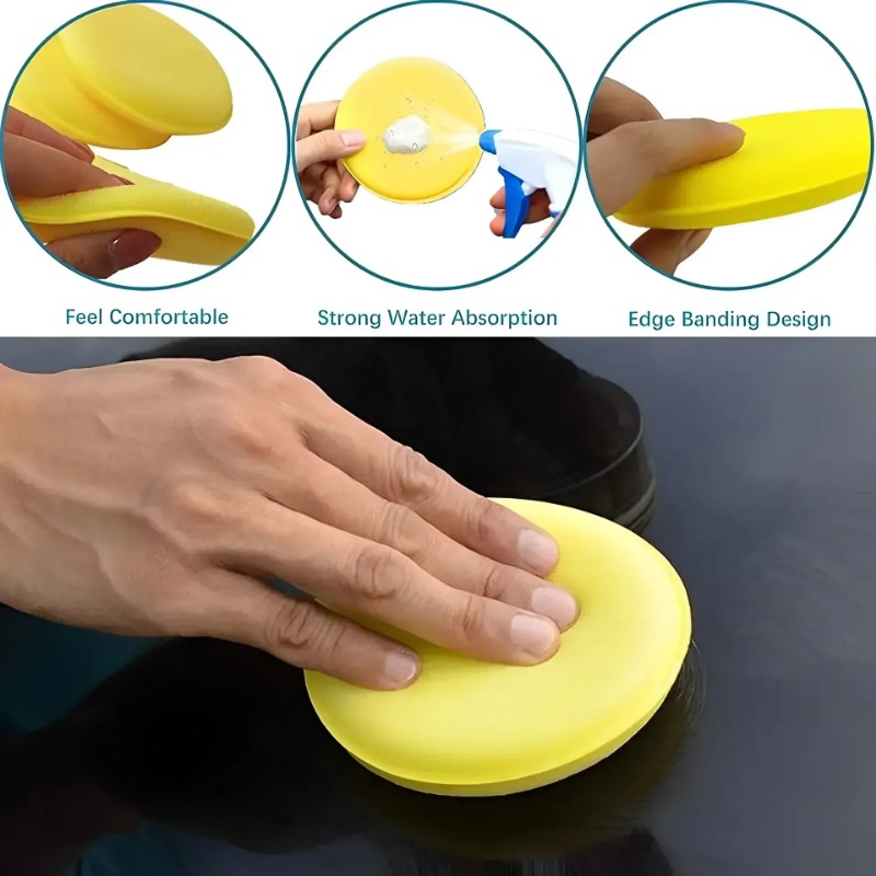 6 SZT. Gąbki do aplikacji wosk – Wax Applicator Pad recenzja i cena